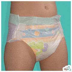 ABUniverse AlphaGatorZ Diapers (Pack of 10 or Case of 40) ABDL