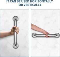 Sleek 2 Pack Shower Grab Bars – Modern 36″ Stainless Steel for Safety & Style