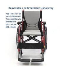 Karman S-115 25 lbs Ultra Light Ergonomic Wheelchair with Removable Footrest …