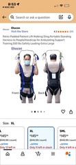 pelvic padded patients lift walking support – XL