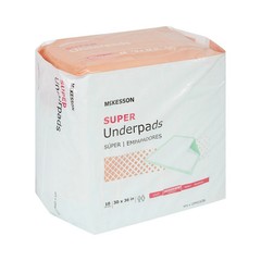 McKesson UPMD3036 30x36in Fluff/Polymer Disposable Underpads – 10×10 Case