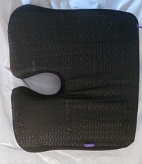 Cushion Lab Pressure Relief Seat Cushion Sitting, Extra-Dense Memory Foam, Black