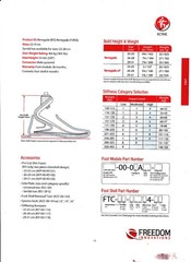 Freedom Renegade LP Foot Prosthetic Level 5 24 cm