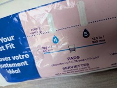Always Discreet For Sensitive Skin Pads Level 4 Moderate Absorbency 57 Pads
