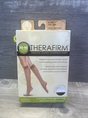 Therafirm Compression Stockings Sand Tan Knee High Socks 30-40mmHg XL Open Box