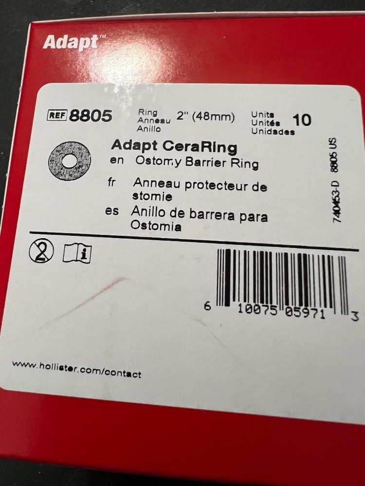 10- Pieces Hollister 8805 Adapt– CeraRing Barrier Rings 2″ (48mm) Exp _2028)