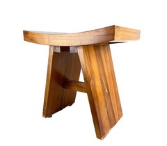 Solid Teak Shower Bench 18″ AquaTeak Asia Bathroom Seat