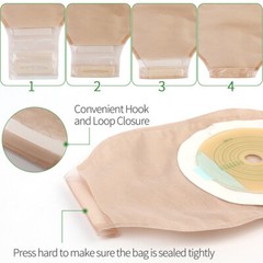 Ostomy Colostomy Ileostomy Stoma Drainable Pouch Bag Cut to Fit One-Piece