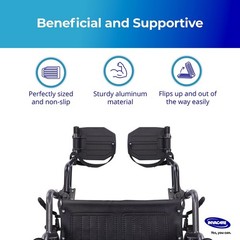 Adjustable Length Footrest with Heel Loops