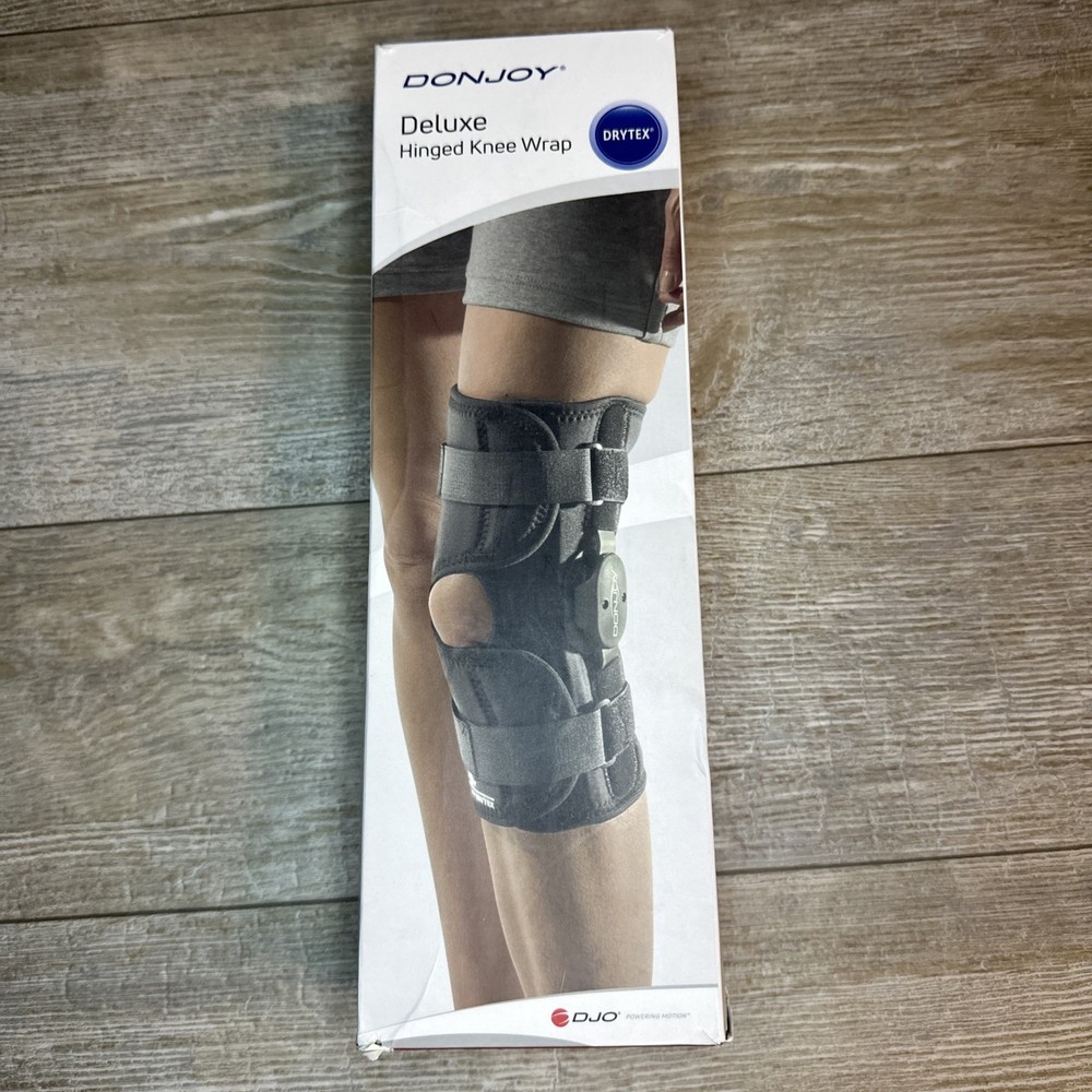 Donjoy Drytex Deluxe Hinged Knee Wrap 81-07588 Sz XL New