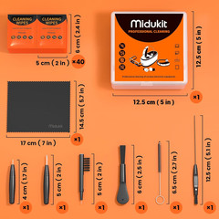Hearing Aid Cleaning Kit with Cleaning Wipes – Hearing Aid Cleaning Tools Includ