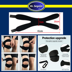 1 Pair Compression Knee Support Brace Patella Joint Pain Arthritis Relief Sleeve
