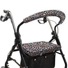 SPRING SEAON Rollator Walker Seat and Backrest Covers Set – Medium, Leopard