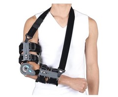 Hinged Elbow Brace,Adjustable Left with Sling Stabilizer Splint Arm Injury Recov