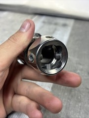 TiMed A-805 Titanium Sliding Tube Clamp Adapter with Pyramid Receiver Combo