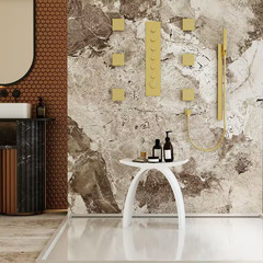 16.5 in W Freestanding Curved Shower Seat, Solid Surface Stool in Matte White