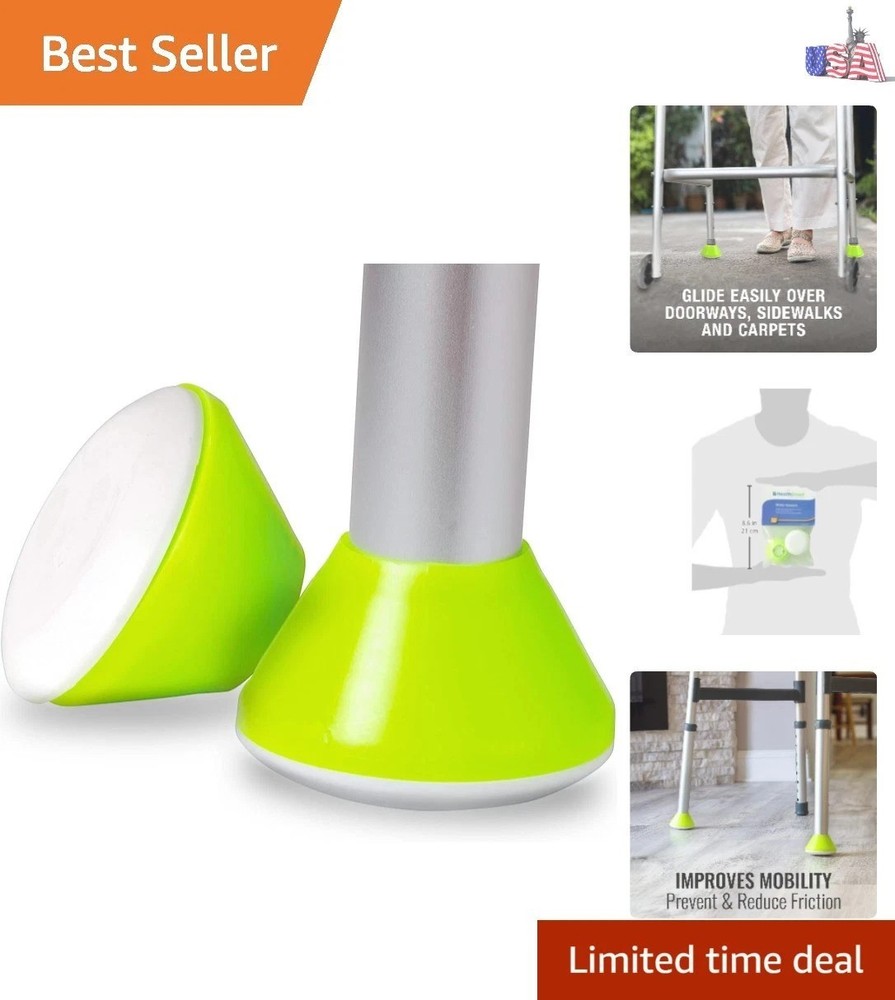 Walker Glide Pads – Durable, Universal Fit for Smooth Indoor & Outdoor Use