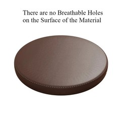 30/35/40cm Slow Rebound Foam Round Cushion Waterproof PU Leather Ergonomi