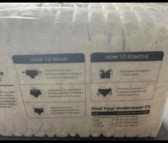 Shields Powerful Protection White Mens Incontinence Underwear Sz XL USA