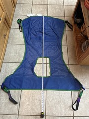 McKesson Full Body Patient Lift Sling Mesh w/Commode Cut Out