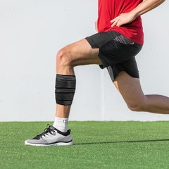 Compression Bandage Wraps for Leg, Elastic Calf Sleeve, Adjustable plus Size (2