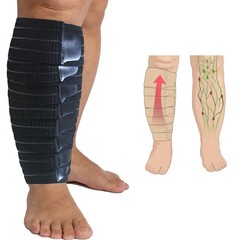 XL Adjustable Calf Compression Wrap Lymphedema Edema CVI Swelling Relief