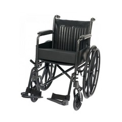 Lacura Wedge Wheelchair Cushion, 22×18×4 in Medium-Density Foam, 400 lb