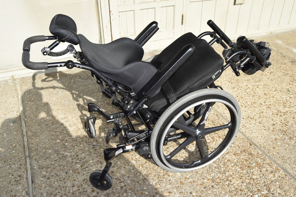 Quickie Iris Tilt Space Modular Special Needs Wheelchair Black