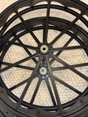 High-Quality 24-Inch Wheelchair Replacement Wheels – Durable Nylon Construction