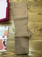 Medi Forte Open Toe calf w/topband ew: 30-40 Beige Compression 1 Sock