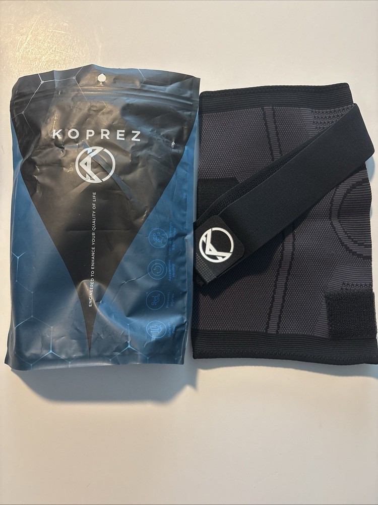 Koprez Unisex Medical Grade 2 Pack Compression Knee Sleeve Black Medium New