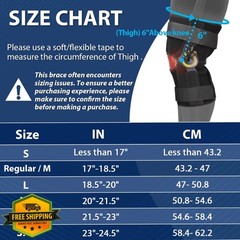 Nvorliy Knee Brace ROM Large No Shoulder Strap