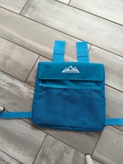 Universal 5-Pocket Walker Side Pouch w/ Hook & Loop Closure