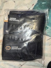 Genuine and Copper Compression Arch Support New Sealed 1 Pair Black Works Well