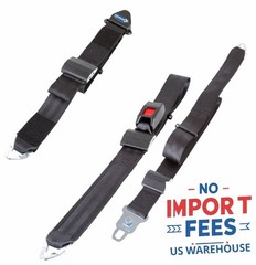 Q’STRAINT Q8-6325-A Lap Shoulder Belt Wheelchair Tie-Down System Restraint Black