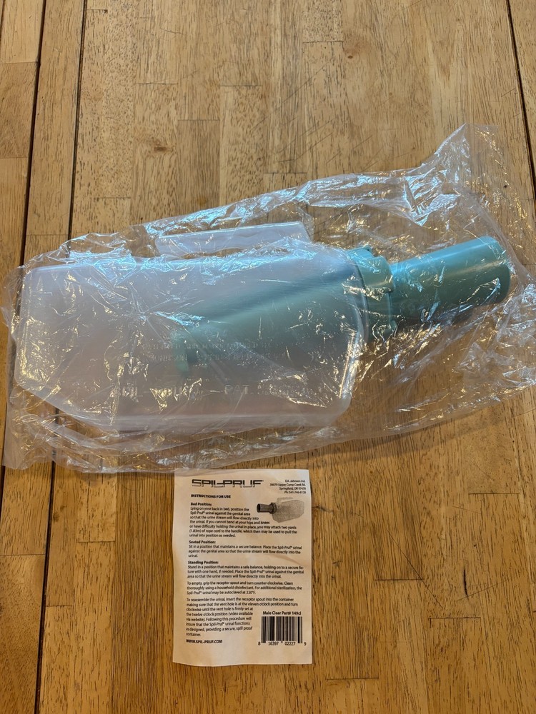 SPIL-PRUF Urinal – Female Transparent