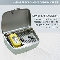 NEW Dry & Store Global II Hearing Aid Dryer w/UV-C Germicidal Lamp and Desiccant