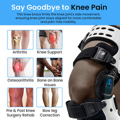 Medial Unloader Knee Brace for OA Osteoarthritis Knee Pain Relief, Bone on Bone
