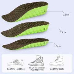 Arch Support Shoe Insoles Inserts Pad Invisible Height Increase Heel Lift Taller