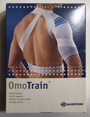 Bauerfeind OmoTrain Shoulder Brace Pain Relief & Support, Size 1 Titan Open Box