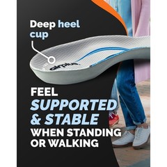 Airplus Plantar Fasciitis Total Arch Support Orthotic 3/4 Length Shoe Insole…