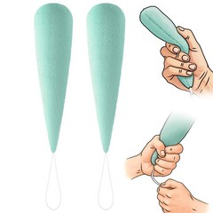 2 PCS Palm Protector Hand Carrot Finger Contracture Cushion Light Green