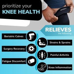 Plus Size Neoprene Compression Knee Sleeve 3XL Support Brace Bariatric Men