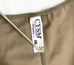 CYSM Trim Full Body Shaper Faja Medium Beige Compression Post Surgery Garment