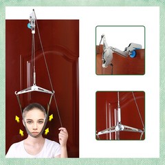 Over Door Neck Traction Device Cervical Pain Relief Stretcher Brace Support