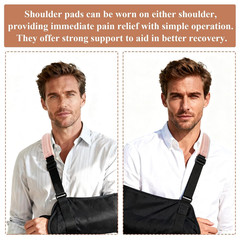 2-Pack Cushioned Arm Sling Padding for Neck & Shoulder,Soft Neck Pad Strap Cushi