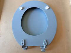 Vintage TUFFY Blue Enamel Toilet Seat XM20 / M100 Made In USA – Brand New in Box