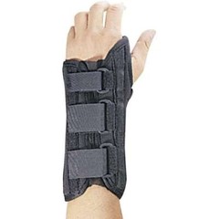 FLA Pro-Lite 8″ Wrist Splint Black Left Hand Small