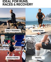 1 & 2 Pack Compression Socks 21–26 mmHg, Graduated Running & Travel, for Men …