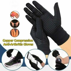 Compression Arthritis Gloves Full Finger Copper Infused for Joint Pain Relief
